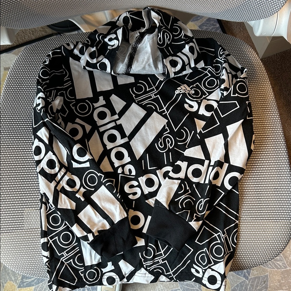 Adidas Monochrome Graphic Hoodie
